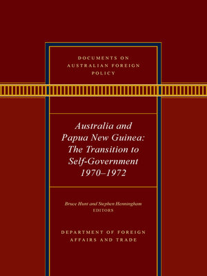 cover image of Documents on Australian Foreign Policy
